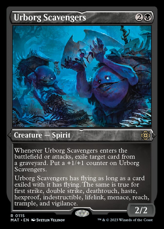 Urborg Scavengers (Foil Etched) [March of the Machine: The Aftermath] | Play N Trade Winnipeg