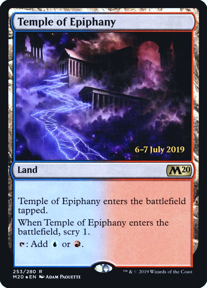 Temple of Epiphany  [Core Set 2020 Prerelease Promos] | Play N Trade Winnipeg