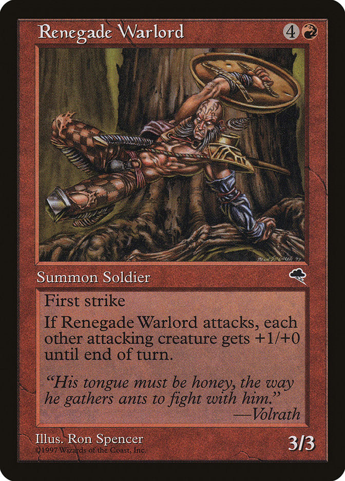 Renegade Warlord [Tempest] | Play N Trade Winnipeg