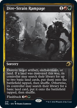 Dire-Strain Rampage [Innistrad: Double Feature] | Play N Trade Winnipeg