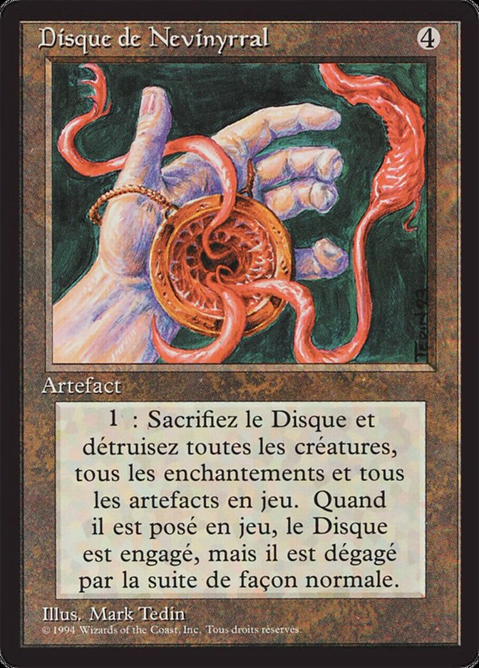 Nevinyrral's Disk [Foreign Black Border] | Play N Trade Winnipeg