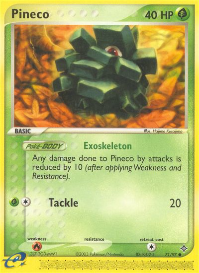 Pineco (71/97) [EX: Dragon] | Play N Trade Winnipeg