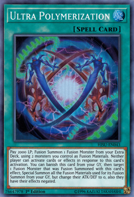 Ultra Polymerization [HISU-EN043] Super Rare | Play N Trade Winnipeg