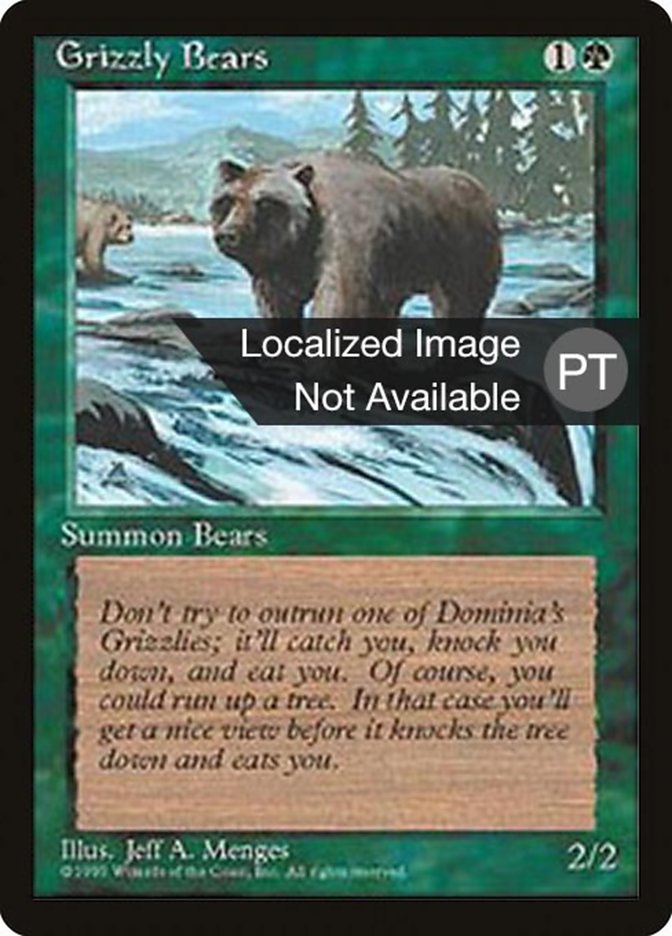 Grizzly Bears [Fourth Edition (Foreign Black Border)] | Play N Trade Winnipeg