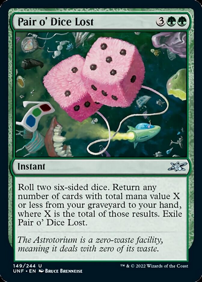 Pair o' Dice Lost [Unfinity] | Play N Trade Winnipeg