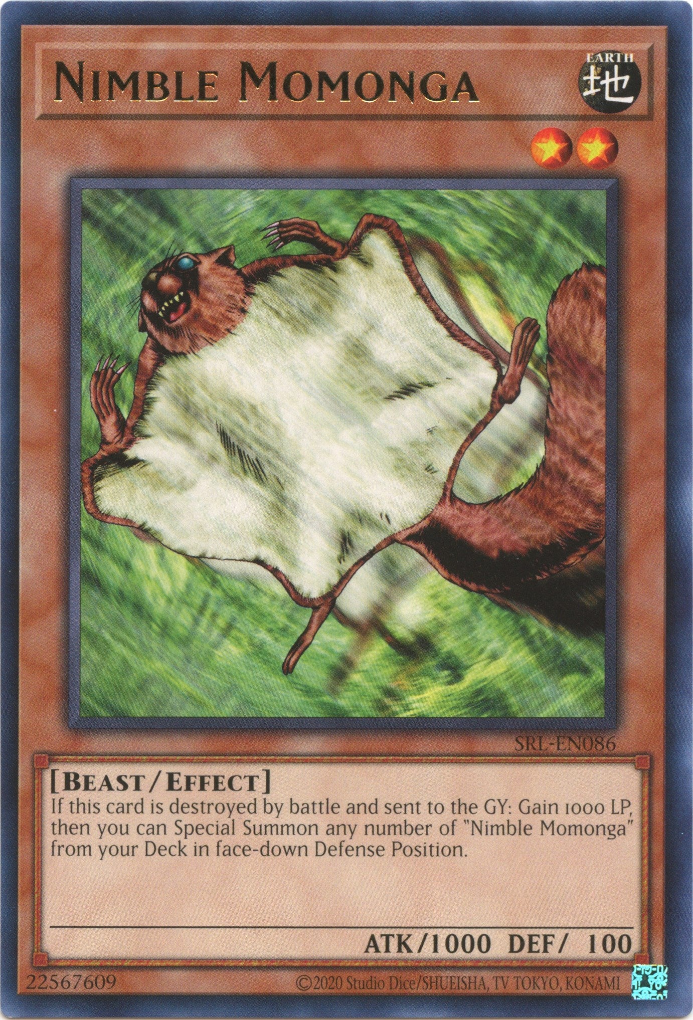 Nimble Momonga (25th Anniversary) [SRL-EN086] Rare | Play N Trade Winnipeg