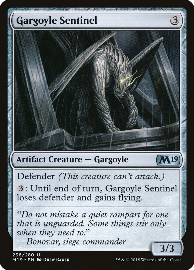 Gargoyle Sentinel [Core Set 2019] | Play N Trade Winnipeg