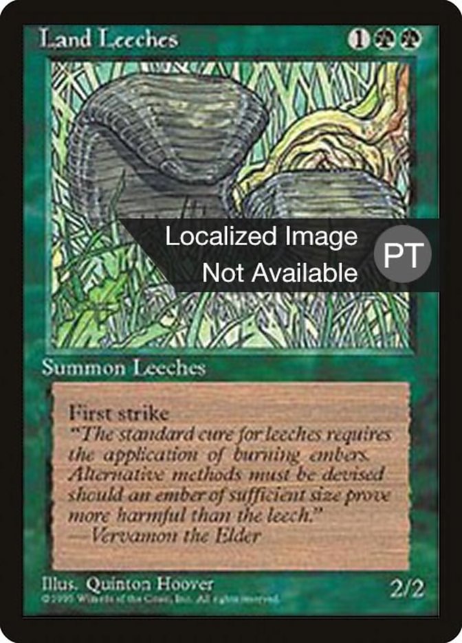 Land Leeches [Fourth Edition (Foreign Black Border)] | Play N Trade Winnipeg