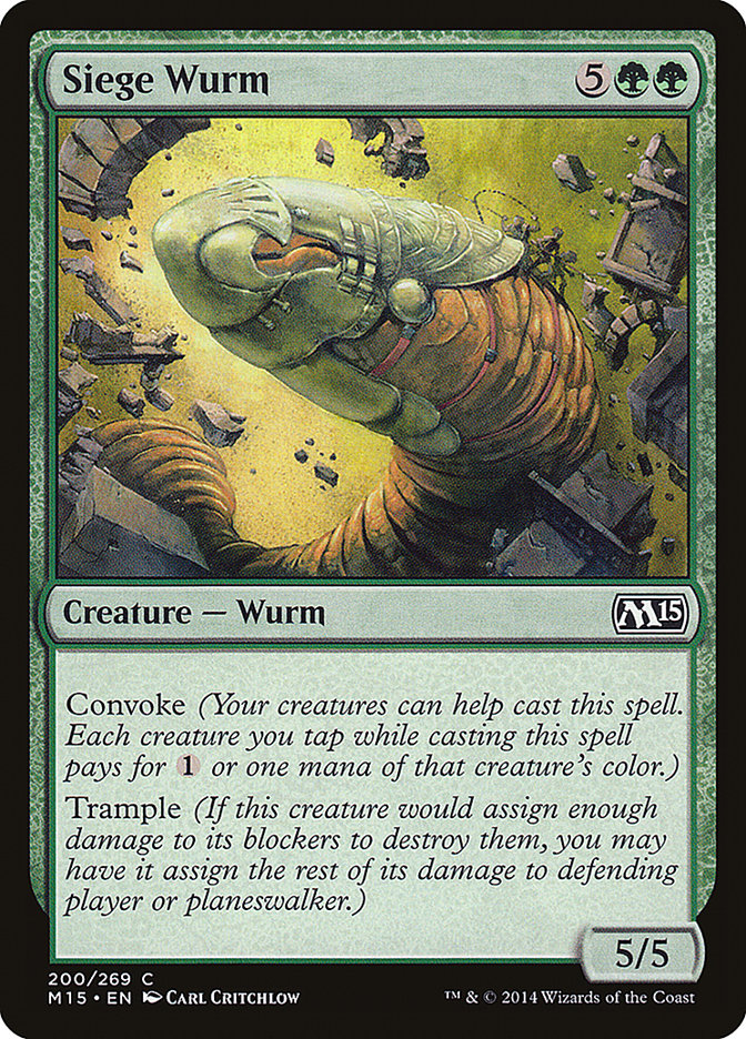 Siege Wurm [Magic 2015] | Play N Trade Winnipeg