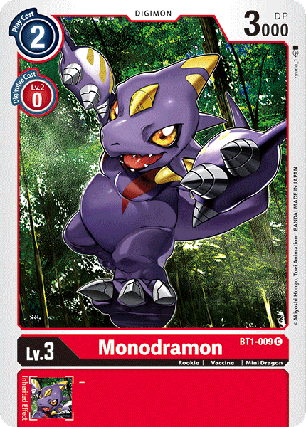 Monodramon [BT1-009] [Release Special Booster Ver.1.0] | Play N Trade Winnipeg