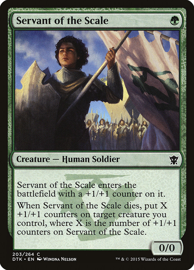 Servant of the Scale [Dragons of Tarkir] | Play N Trade Winnipeg