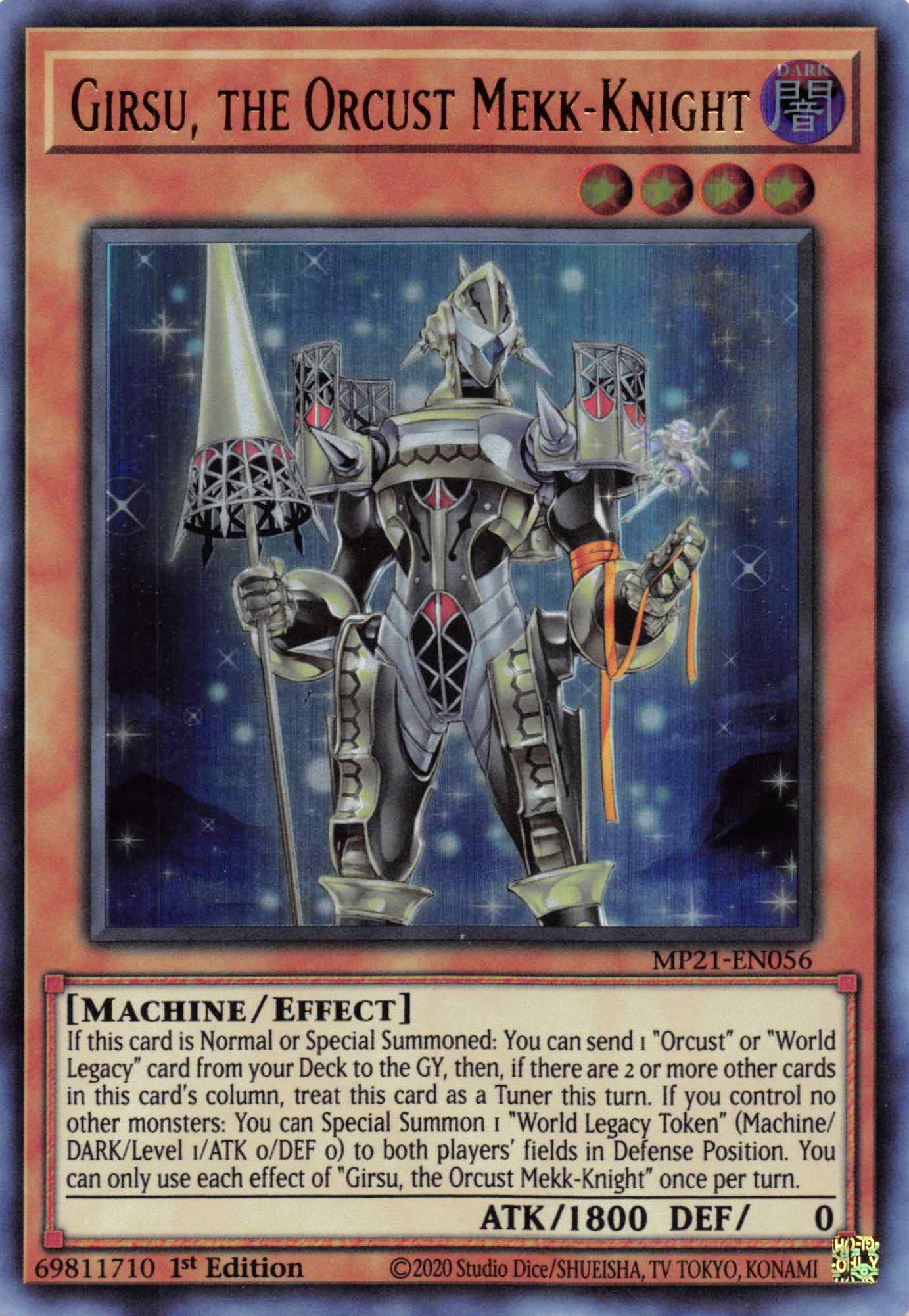 Girsu, the Orcust Mekk-Knight [MP21-EN056] Ultra Rare | Play N Trade Winnipeg