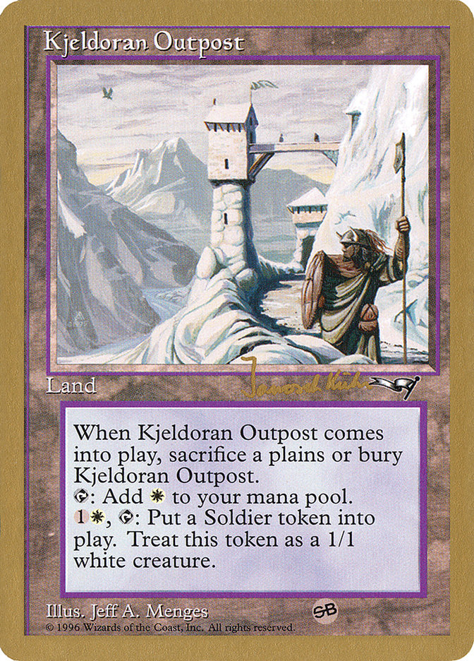 Kjeldoran Outpost (Janosch Kuhn) [World Championship Decks 1997] | Play N Trade Winnipeg