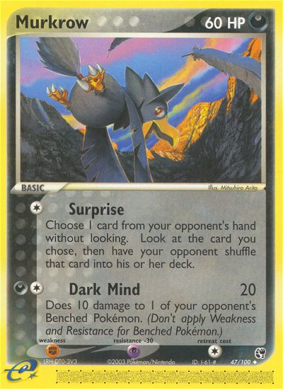 Murkrow (47/100) [EX: Sandstorm] | Play N Trade Winnipeg