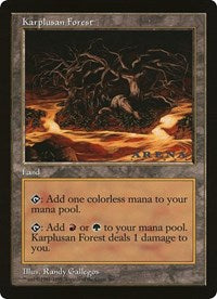 Karplusan Forest (Oversized) [Oversize Cards] | Play N Trade Winnipeg