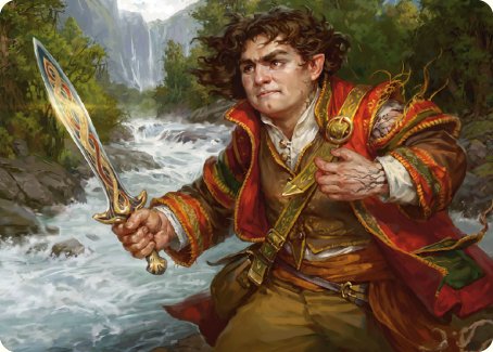 Frodo Baggins Art Card (16/81) [The Lord of the Rings: Tales of Middle-earth Art Series] | Play N Trade Winnipeg
