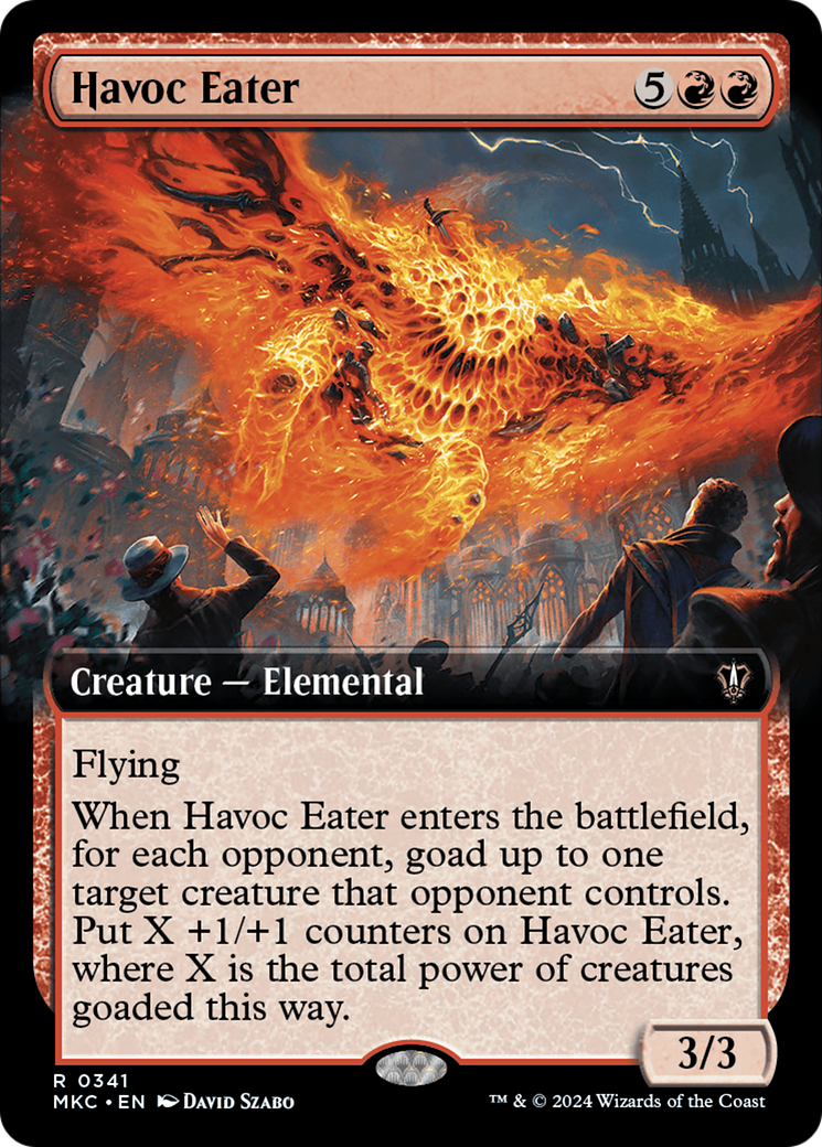 Havoc Eater (Extended Art) [Murders at Karlov Manor Commander] | Play N Trade Winnipeg