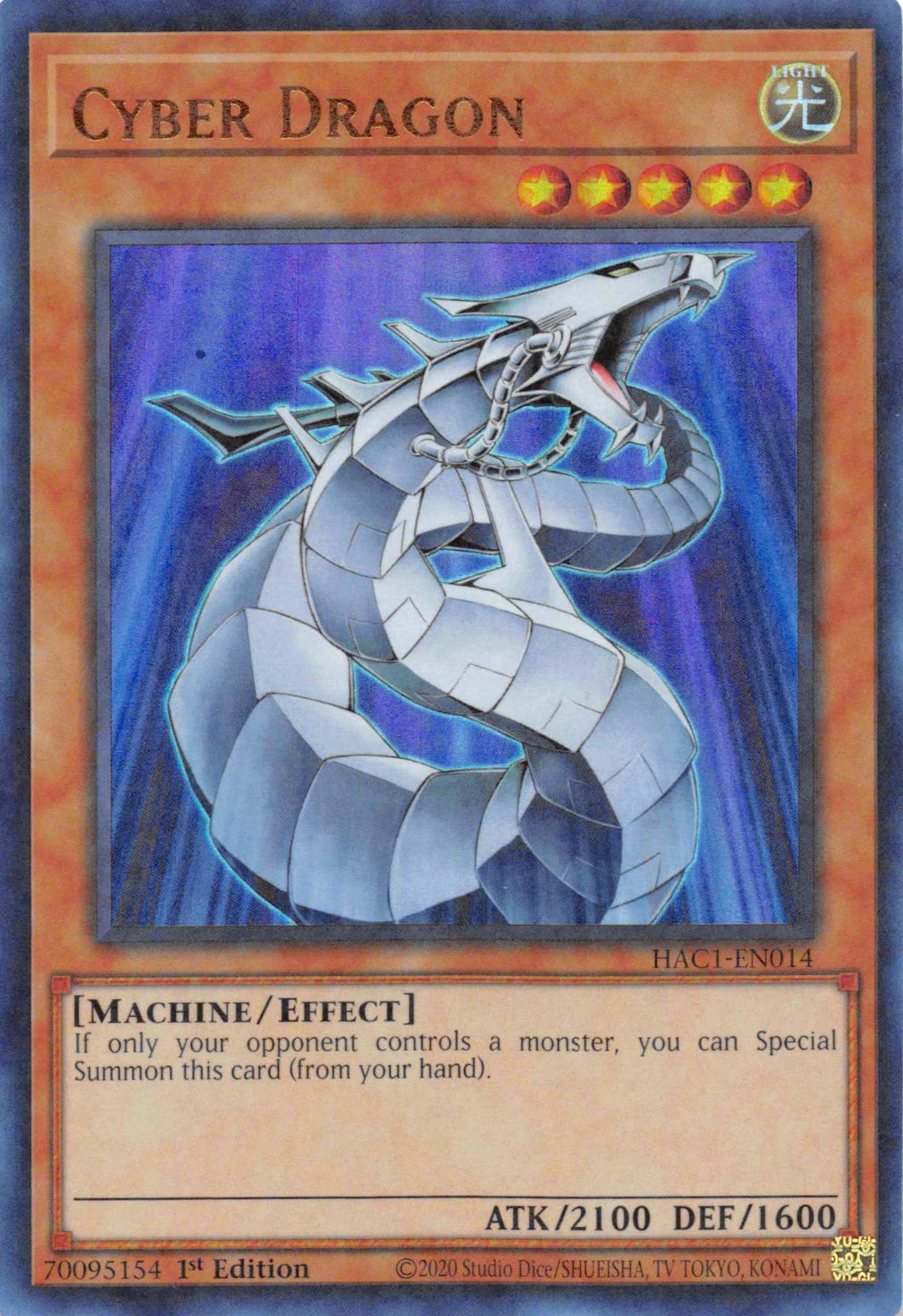 Cyber Dragon (Duel Terminal) [HAC1-EN014] Parallel Rare | Play N Trade Winnipeg