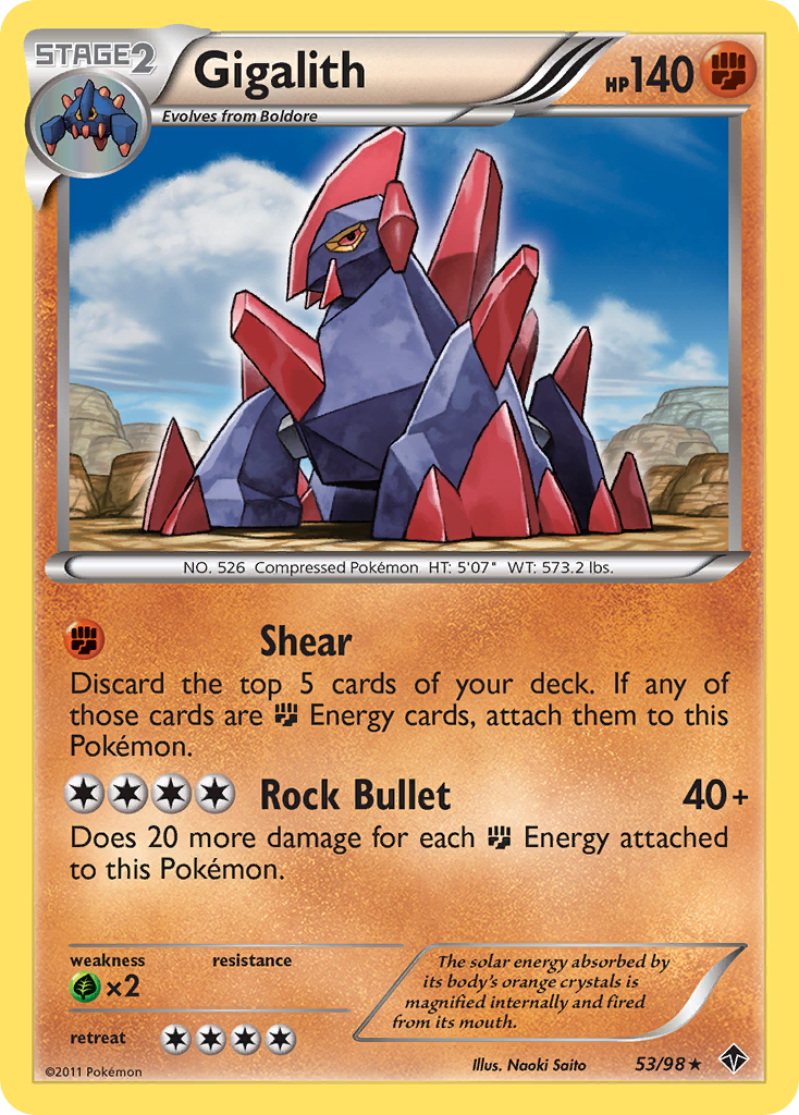 Gigalith (53/98) [Black & White: Emerging Powers] | Play N Trade Winnipeg