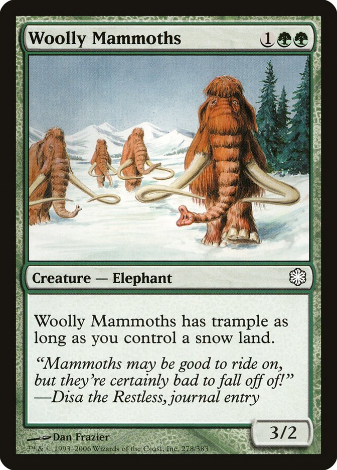 Woolly Mammoths [Coldsnap Theme Decks] | Play N Trade Winnipeg