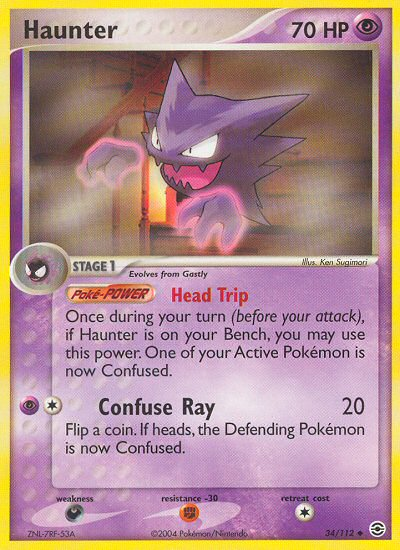 Haunter (34/112) [EX: FireRed & LeafGreen] | Play N Trade Winnipeg