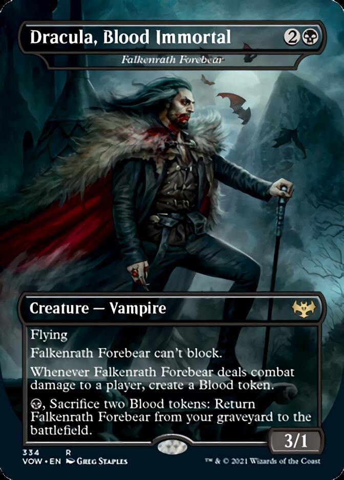 Falkenrath Forebear - Dracula, Blood Immortal [Innistrad: Crimson Vow] | Play N Trade Winnipeg