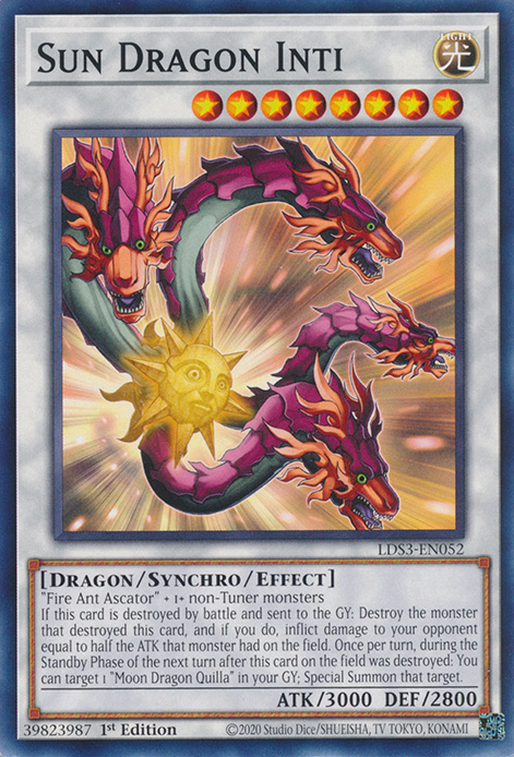 Sun Dragon Inti [LDS3-EN052] Common | Play N Trade Winnipeg