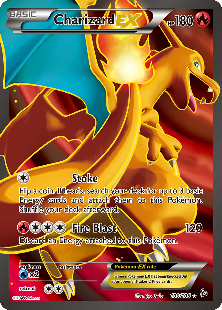 Charizard EX (100/106) [XY: Flashfire] | Play N Trade Winnipeg