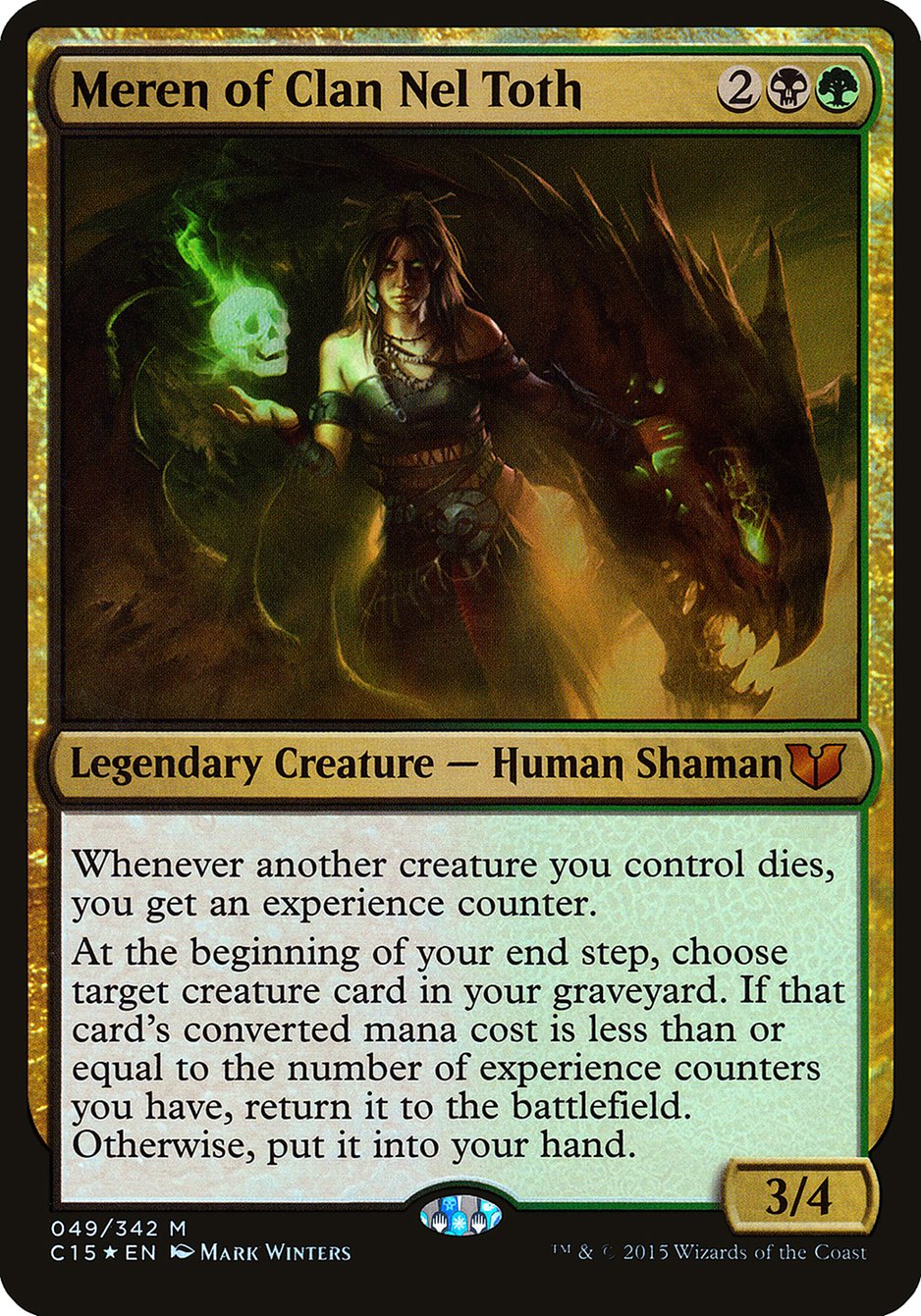Meren of Clan Nel Toth (Oversized) [Commander 2015 Oversized] | Play N Trade Winnipeg