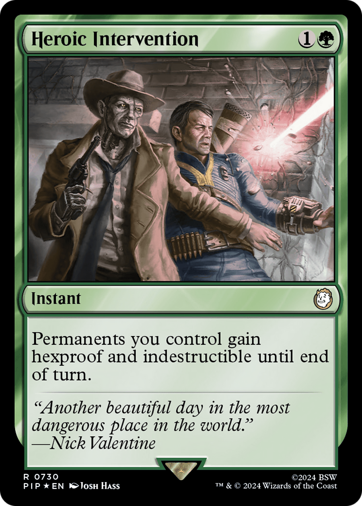 Heroic Intervention (Surge Foil) [Fallout] | Play N Trade Winnipeg