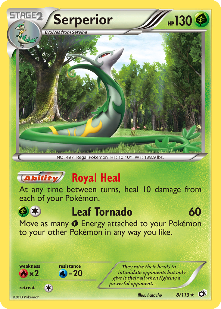 Serperior (8/113) [Black & White: Legendary Treasures] | Play N Trade Winnipeg