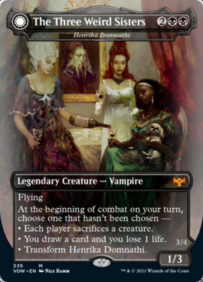 Henrika Domnathi // Henrika, Infernal Seer - The Three Weird Sisters // Fiends of Darkest Night [Innistrad: Crimson Vow] | Play N Trade Winnipeg