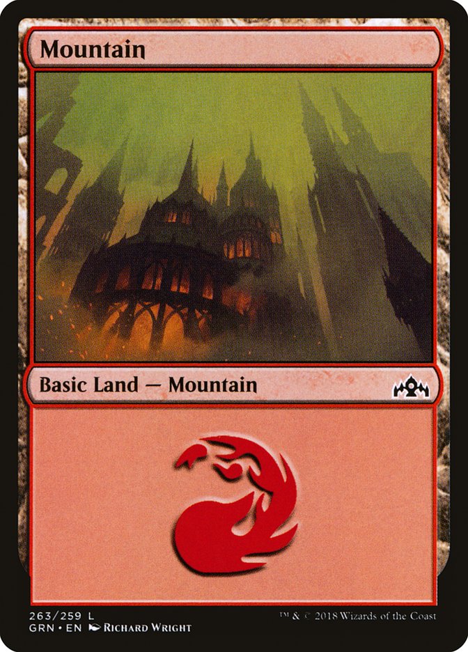 Mountain (263) [Guilds of Ravnica] | Play N Trade Winnipeg