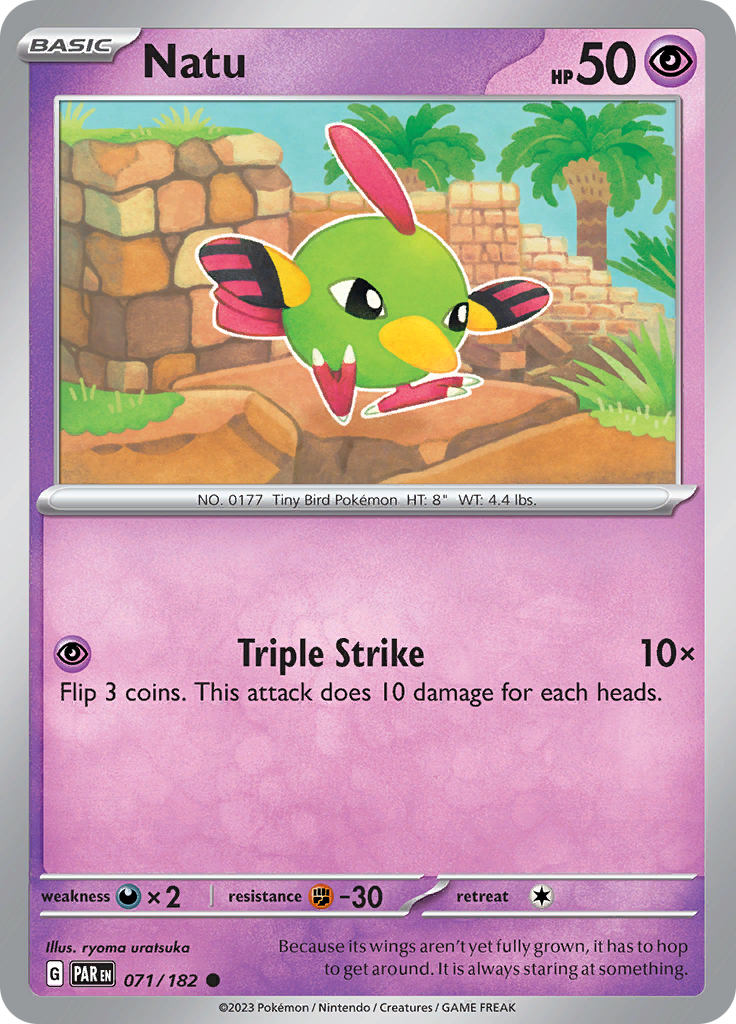 Natu (071/182) [Scarlet & Violet: Paradox Rift] | Play N Trade Winnipeg