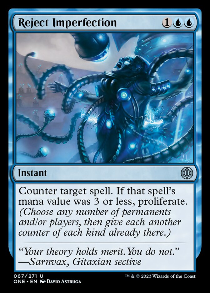 Reject Imperfection [Phyrexia: All Will Be One] | Play N Trade Winnipeg