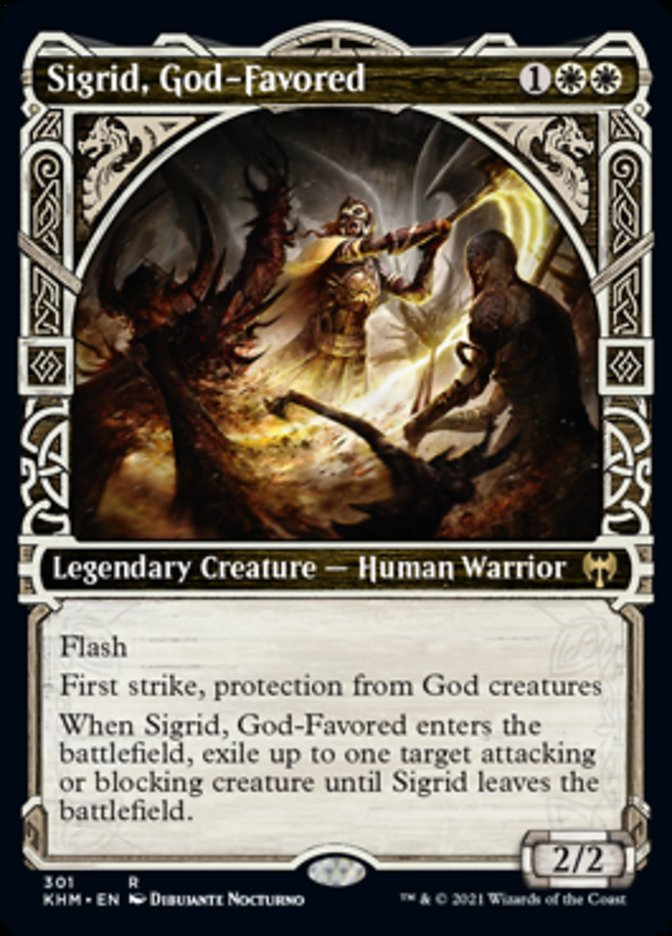 Sigrid, God-Favored (Showcase) [Kaldheim] | Play N Trade Winnipeg