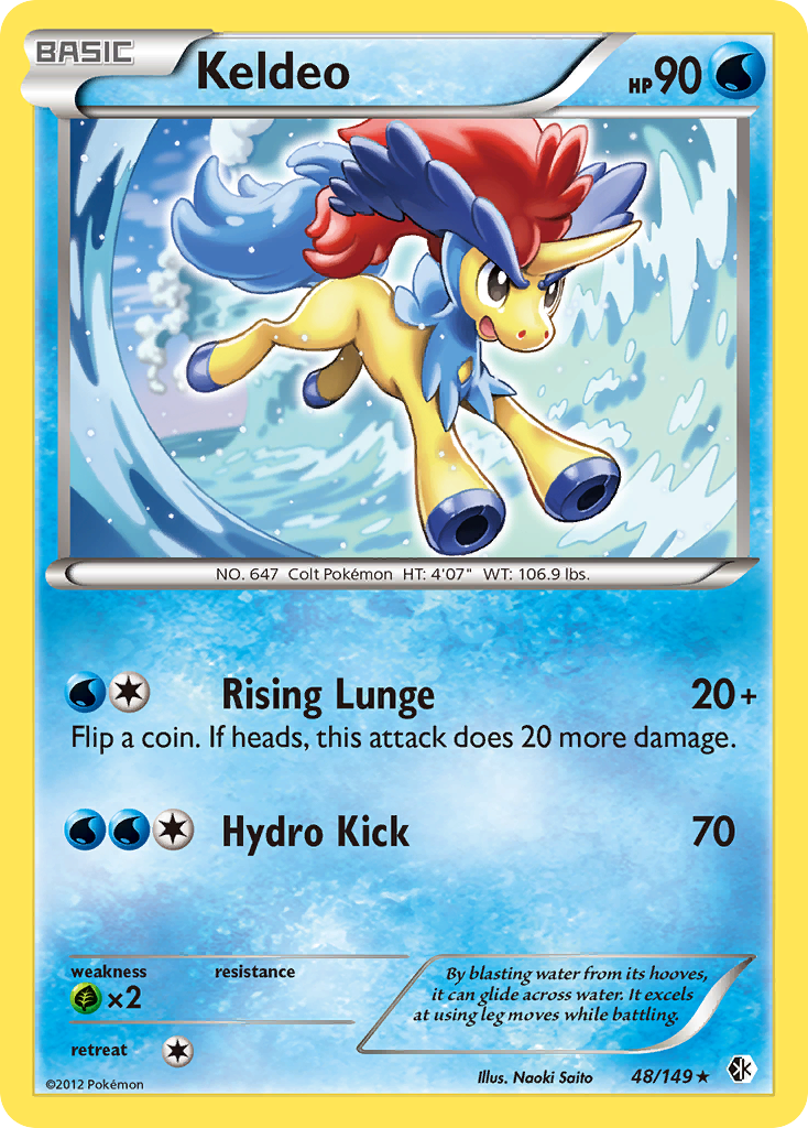 Keldeo (48/149) [Black & White: Boundaries Crossed] | Play N Trade Winnipeg