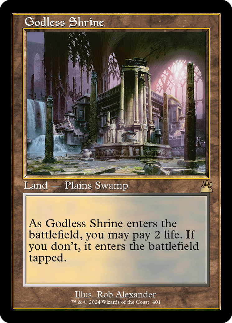 Godless Shrine (Retro) [Ravnica Remastered] | Play N Trade Winnipeg