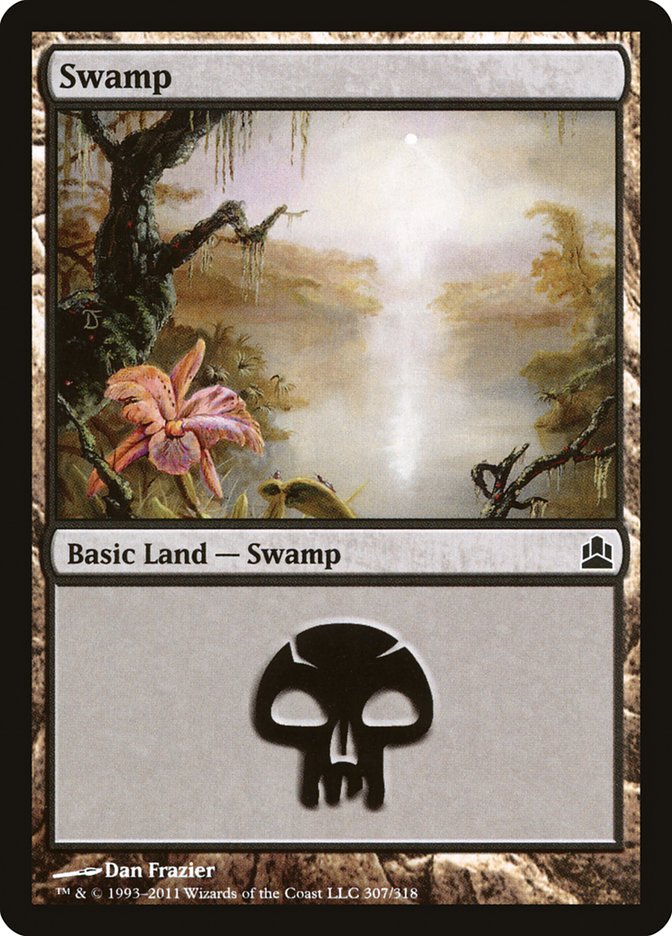 Swamp (307) [Commander 2011] | Play N Trade Winnipeg