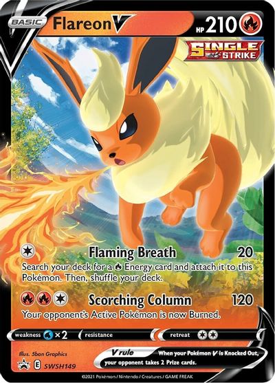 Flareon V (SWSH149) [Sword & Shield: Black Star Promos] | Play N Trade Winnipeg