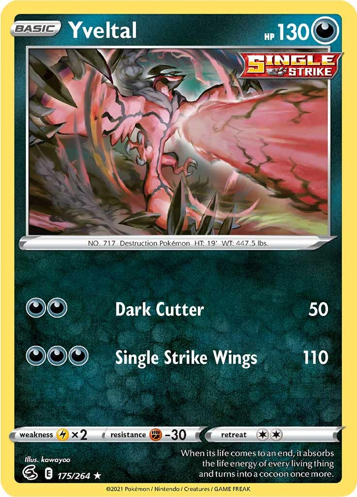 Yveltal (175/264) [Sword & Shield: Fusion Strike] | Play N Trade Winnipeg