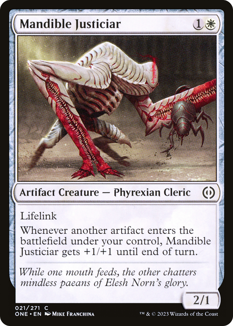 Mandible Justiciar [Phyrexia: All Will Be One] | Play N Trade Winnipeg