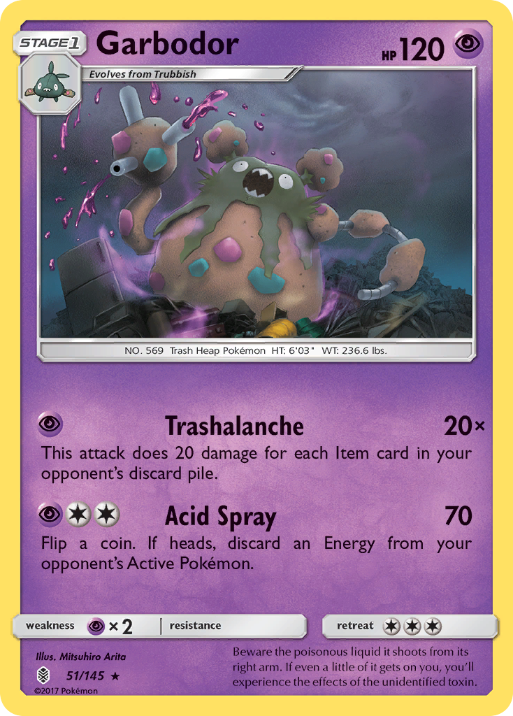 Garbodor (51/145) [Sun & Moon: Guardians Rising] | Play N Trade Winnipeg