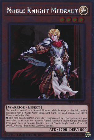 Noble Knight Medraut [NKRT-EN006] Platinum Rare | Play N Trade Winnipeg