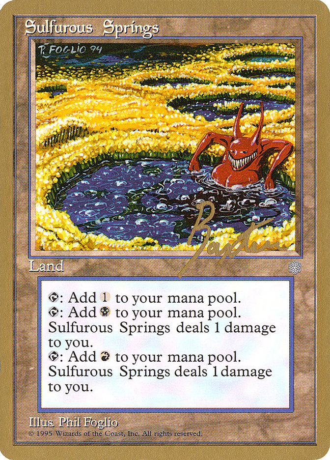 Sulfurous Springs (George Baxter) [Pro Tour Collector Set] | Play N Trade Winnipeg