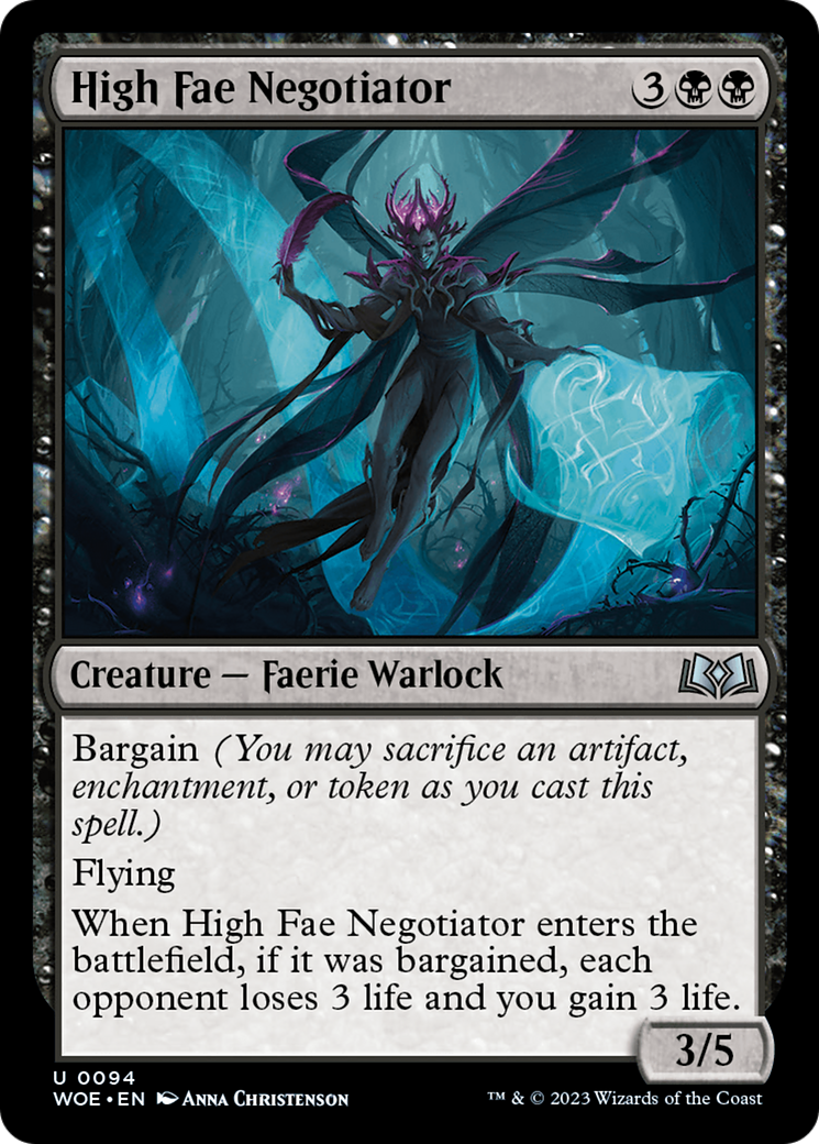 High Fae Negotiator [Wilds of Eldraine] | Play N Trade Winnipeg