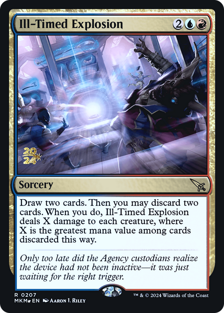 Ill-Timed Explosion [Murders at Karlov Manor Prerelease Promos] | Play N Trade Winnipeg