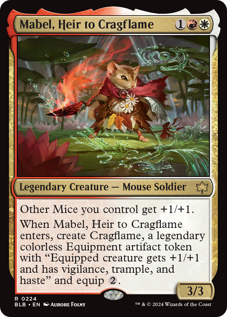 Mabel, Heir to Cragflame [Bloomburrow] | Play N Trade Winnipeg