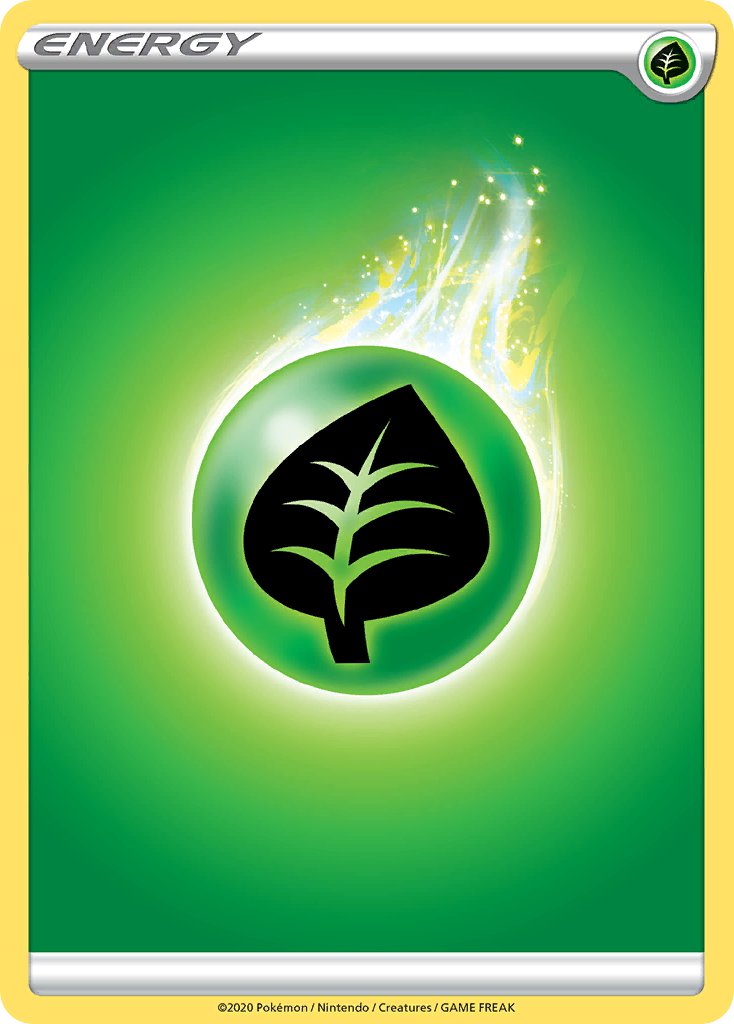 Grass Energy [Sword & Shield: Base Set] | Play N Trade Winnipeg