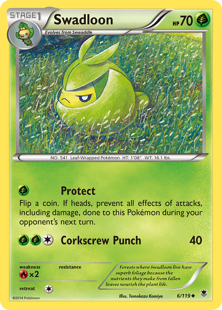 Swadloon (6/119) [XY: Phantom Forces] | Play N Trade Winnipeg